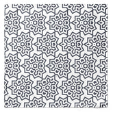 FLORAL INDIGO SILK POCKET SQUARE